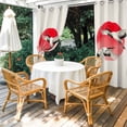 thumbnail image 4 of Outdoor Curtains for Patio Waterproof, Vintage Birds Red Sun Outdoor Privacy Panels Grommet, Retro Art Animals Blackout Outside Curtains for Porch/Cabana/Pergola/Gazebo 54"x108", 1 Panel, 4 of 8