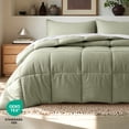 thumbnail image 6 of Bare Home Down Alternative Comforter Set - 2-Pieces - All Seasons - Twin/Twin-XL, Sage, 6 of 10