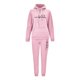 thumbnail image 3 of Gibobby Conjunto de sudadera y pantalones Conjunto de ropa deportiva de forro polar con estampado de corazones para mujer, combinación de sudadera y pantalone(Rosa,XL), 3 of 5