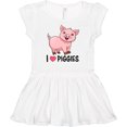 thumbnail image 3 of Inktastic I Love Piggies- cute pig Girls Baby Dress, 3 of 5