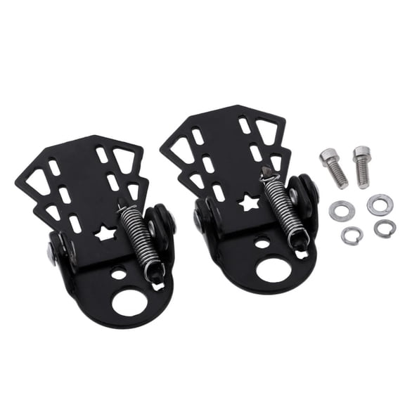 harayaa Universal bicycle back seat pedal steel folding mountain bike riding foot pegs