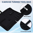 thumbnail image 5 of Piano Storage Bag Canvas Tote Tuning Tools Case Portable Tool Boxes Accessories and Supplies Container Bag, 5 of 9