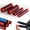 Dark Red, variant on Universal Non-Slip Silicone Handlebar & Brake Lever Grip Covers, Ergonomic Wrap-Around Motorcycle Grips for Dirt Bike, E-Bike, Scooter, Mountain Bike
