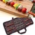 thumbnail image 4 of Wosthever De acero inoxidable en forma de U para barbacoa, tenedor de soldadura, para barbacoa, pinchos para asar, pincho de Metal, doble Cocina y Comedor, 4 of 6