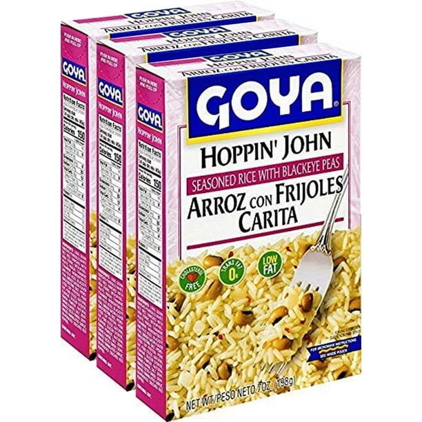 Goya Seasoning Rice with Blackeye Peas 8 Oz (Pack of 3)