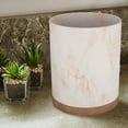 thumbnail image 2 of nu steel Misty Copper collection Wastebasket or Dustbin, Perfect For Home & Bathroom Accessories MST8CH, 2 of 5