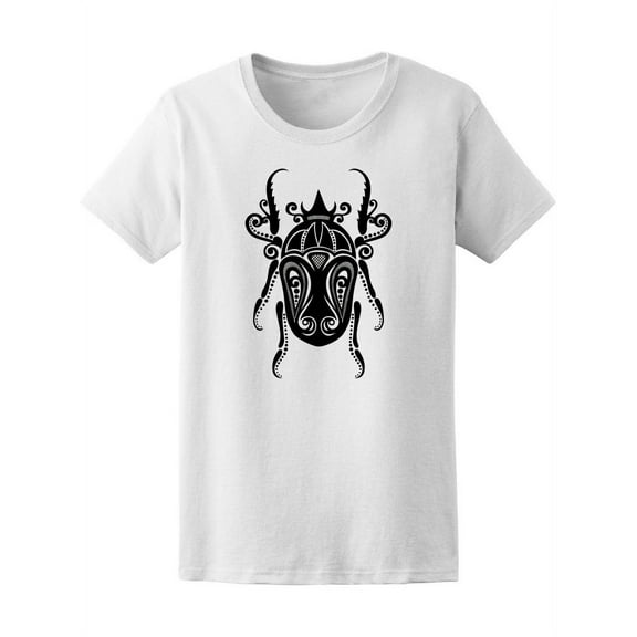 Beautiful Egyptian Beetle T-Shirt Women -Image by Shutterstock, Female Large