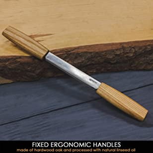 HAND-FORGED WOOD CARVERS DRAWKNIFE-6-Wood Carvers Supply, Inc