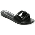 thumbnail image 1 of Journee Collection Womens Clair Tru Comfort Foam Slide Low Block Heel Sandals, 1 of 6