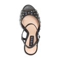 thumbnail image 4 of AQUA Womens Black 1-1/2" Platform Ankle Strap Studded Cullen Round Toe Block Heel Buckle Leather Dress Sandals Shoes 10 B, 4 of 4