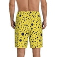 thumbnail image 3 of Kdxio Blue Spots Print Mens Sleep Shorts Bottoms Soft Comfy Pajama Wear Pants with Drawstring Pockets, 3 of 7
