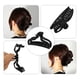 thumbnail image 5 of 1 pieza de pinzas de plástico para el cabello, pinzas para el cabello, pasadores para el cabello para mujeres, negro, 3.78''x1.85''x1.42'', 5 of 7