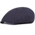 thumbnail image 3 of SikaFu Men Caps Solid Plain Ivy Flat Newsboy Caps High Quality Cotton Beret Caps Artist Painter Berets Men Vintage Octagonal Cap, 3 of 6