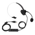 thumbnail image 2 of Unidirectional Noise Canceling Adjustable Volume USB Telephone Headset for Customer Service Office, 2 of 5