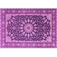 thumbnail image 1 of Ahgly Company Indoor Rectangle Medallion Purple Traditional Area Rugs, 7' x 10', 1 of 4