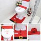 thumbnail image 5 of 3 uds. Funda para asiento de inodoro para fiesta de Navidad, alfombrilla para el suelo, caja de pañuelos para tanque, juego de funda para decoración de baño navideña B brillar  Electrónica, 5 of 5