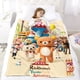 thumbnail image 5 of La Aventura del Parque Temático de Rilakkuma anti-pilling, suave, ligera, esponjosa y acogedora de lujo para hogar y cocina – Perfecta para niños y adultos,100X80cm, 5 of 6