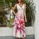 thumbnail image 2 of Ink Wash Flower Vestido Sin Mangas Vestidos Para Mujer, Vestido Suelto De Verano 2025, 2 of 5