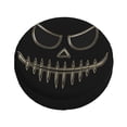 thumbnail image 3 of XMXY Scary Evil Jack-o-lantern Spare Tire Cover，Universal Waterproof Cover for Jeep RV Tire Wheel Protection 17 inch, 3 of 8