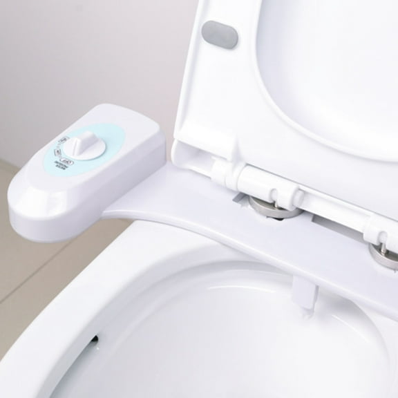 Dianli Bidet Toilet Seat Attachment, Fresh Water Sprayer, Adjustable Pressure, Cool Wash, Easy Install, Nozzle Cleaning, Non-Electric, White Christmas Gift