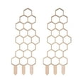 thumbnail image 3 of SunniMix 2 Pieces Garden Plant Pot Trellis Climbing Plants Trellis for Climbing Vines Hexagon, 3 of 8