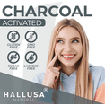 thumbnail image 5 of Activated Charcoal - 2600 mg Highly Absorbent - Gas & Bloating - Detox  Supplement - Derived from Coconut Shells - Hallusa Natural - 300 Capsules, 5 of 8