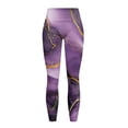 thumbnail image 5 of Renewold Dark Violet Marble Leggings for Women with Pockets Running Pants Tight High Waisted Spandex Graphic Leggings Trendy Essential Leggings Scrunch Butt Lifting, XL, 5 of 8