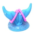 thumbnail image 4 of Juego de lanzamiento de aros inflable, juguete de lanzamiento de aros para natación, cola de sirena inflable, para Azul, 4 of 9
