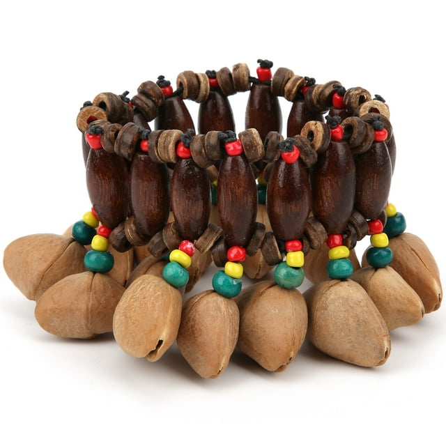 African Drum Bracelet Écrou à la Main Coquille Percussion Percussion Instrument Fournitures