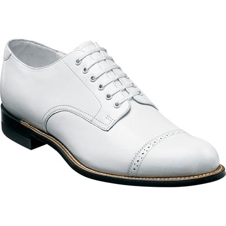 

Men s Stacy Adams Madison 00012 White Kid 11.5 D