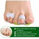 thumbnail image 5 of 12 separadores de dedos (blancos), espaciador de dedos pequeño, protectores de dedos de gel pequeños para evitar rozaduras y aliviar la presión., 5 of 5
