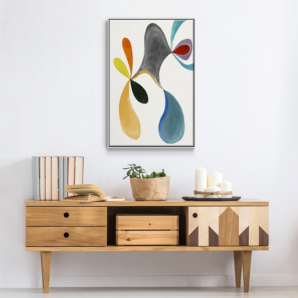 Magic Tricks I Framed Premium Gallery Wrapped Canvas - Ready to Hang - 27 x 41 - White Floating Frame