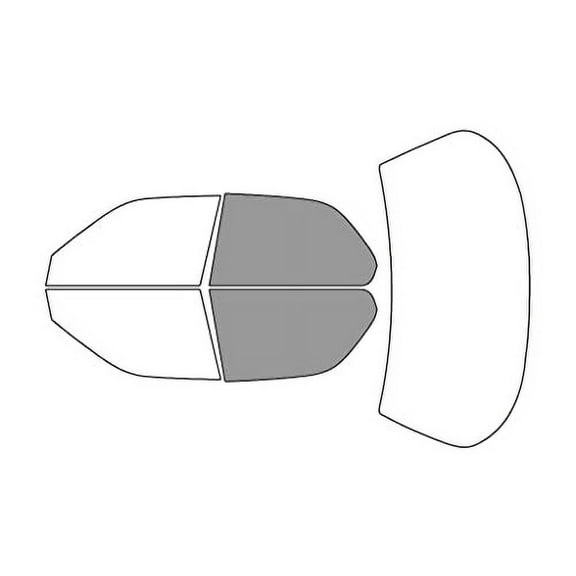 Avery Dennison NR Nano Ceramic IR Window Tint Kit Compatible with Lexus Ls 1990-1994 - Back Precut