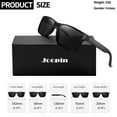 thumbnail image 4 of Joopin Sports Polarized Sunglasses for Men Women Flexible Frame Cycling Running Driving Fishing Mountaineering, 4 of 7