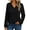 Black, variant on Womens V Neck Ribbed Knit Long Sleeve Solid Color Pullover Tops Shirts for Womens Soft Casual Fall Autumn Sweaters for Womens