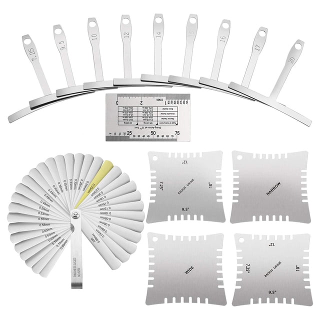 Advancent Herramientas de guitarra Juego de indicadores de radio Accesorios de mantenimiento Kits de reparación Accesorios para instrumentos musicales