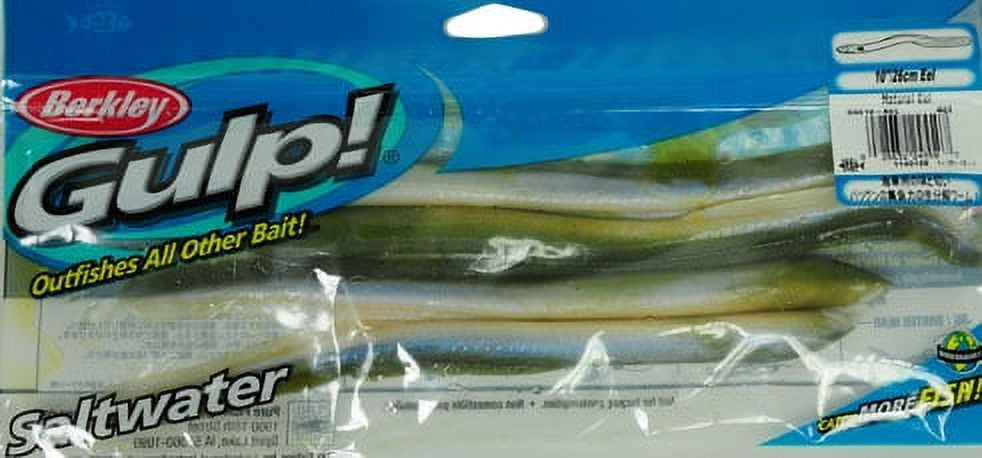 PowerBait Eel Saltwater Soft Bait, Greeny - Berkley Fishing