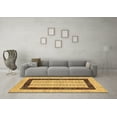 thumbnail image 3 of Ahgly Company Indoor Rectangle Solid Brown Modern Area Rugs, 4' x 6', 3 of 4