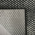 thumbnail image 4 of SAFAVIEH Lurex Wilson Abstract Geometric Runner Rug, Black/Ivory, 2' x 8', 4 of 7