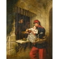 thumbnail image 3 of William Powell Frith 20x24 Black Modern Framed Museum Art Print Titled - Interior of Marseilles Prison, a Scene from Little Dorrit (1859), 3 of 5
