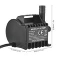 thumbnail image 2 of Submersible Water Pump Electric 400L/H Small Fountain Pump with Max9.8ft Lift, 6.5ft USB Cable and Suction Cup Base, Portable Mini Pump for Fish Tank, Pond, Aquarium, Pet Drinking, 2 of 7