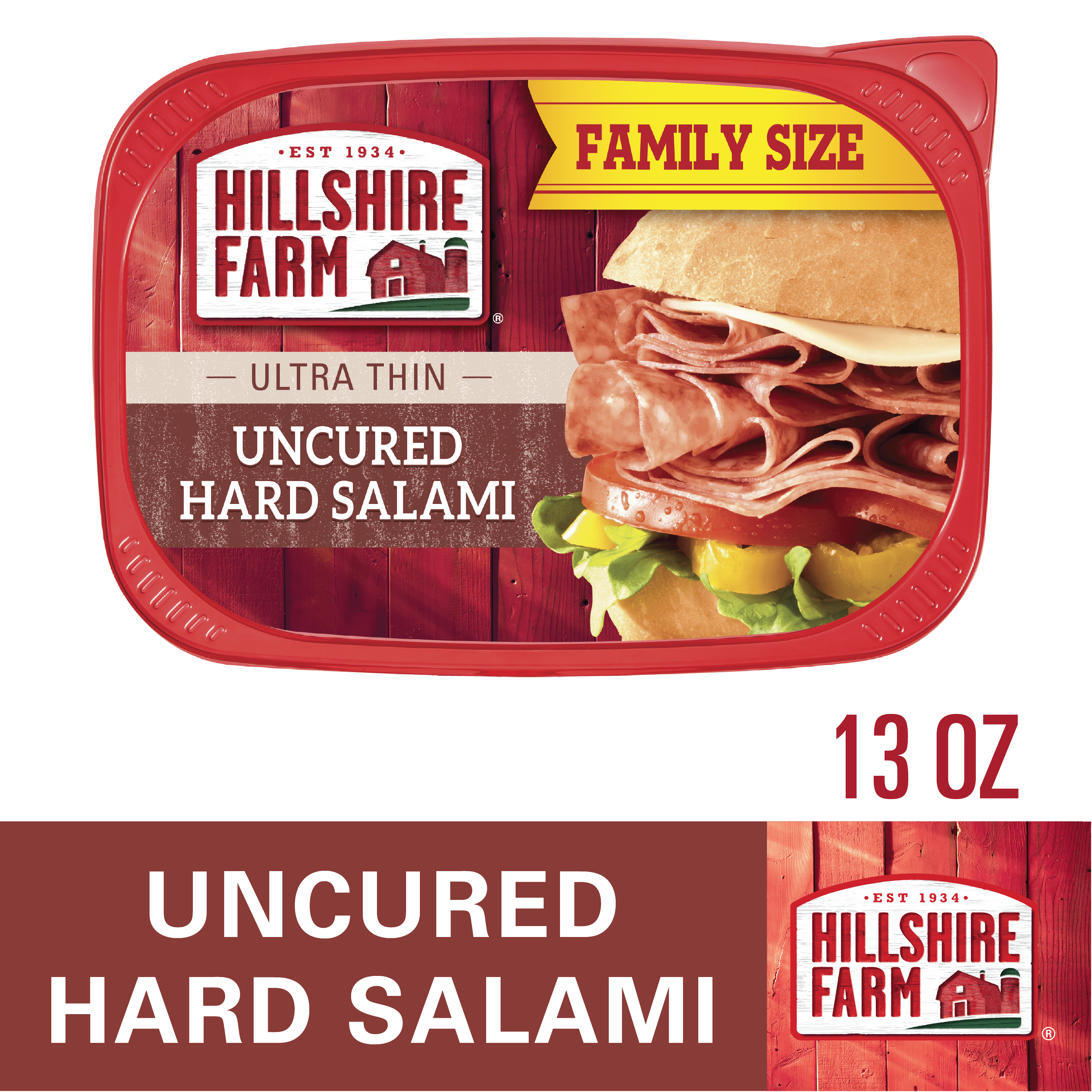 Hillshire Farm® Ultra Thin Sliced Deli Lunch Meat, Uncured Hard Salami