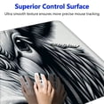 thumbnail image 3 of nygtbtfer Mousepad Protected Mouse Pads/Mat with Wrist Support, Design for Cow Milk Animal Meadow Farm Cattle Nature Farming Calf Brown Head White Cou, 3 of 6