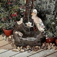 thumbnail image 2 of Nvzi Solar Light Resin Duck Fountain Outdoor, Multicolor, 2 of 4