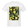 thumbnail image 4 of Bingfone Lemon Fruits Flowers Leaves Men'S Loose Fit Short-Sleeve Pocket T-Shirt, 4 of 7