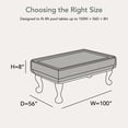 thumbnail image 2 of Covermates Outdoor 8FT Pool Table Cover - Water-Resistant Vinyl, Mesh Vents - Black, 2 of 7