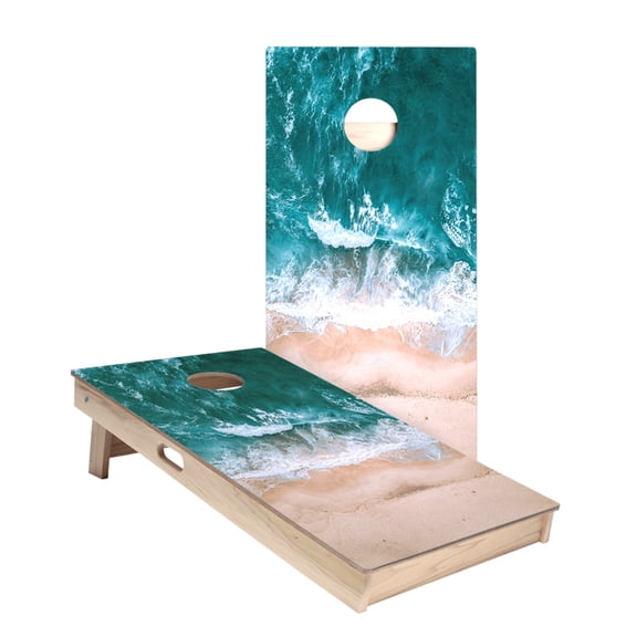 Ocean And Sand Star Cornhole Boards
