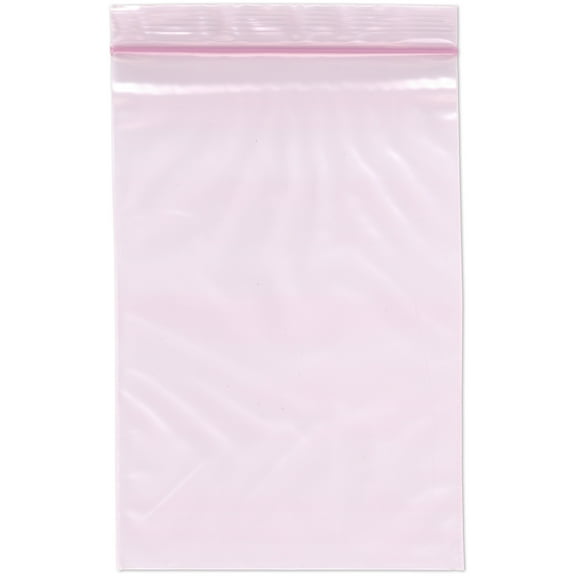 Plymor 6" x 9" (Pack of 100), 4 Mil Heavy Duty Anti-Static Zipper Reclosable Plastic Bags
