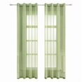 thumbnail image 1 of Coofit Sheer Curtain Solid Color All-match Translucent Window Gauze Window Panel, 1 of 10