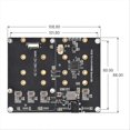 thumbnail image 5 of for 5 PCIe to 4-CH M.2 NVMe Adapter Board (EU), 5 of 5